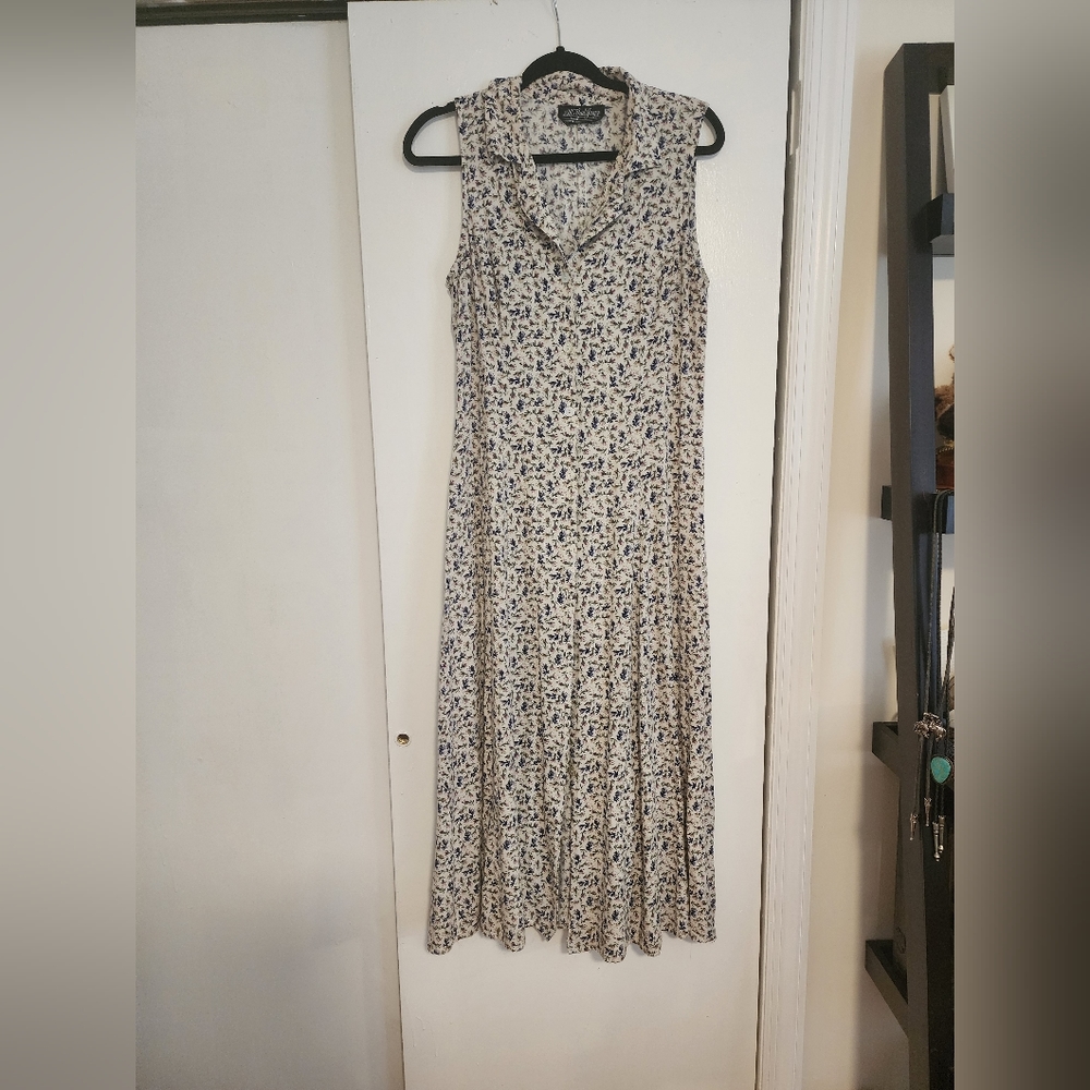 Vintage 90s All That Jazz Button Down Dress